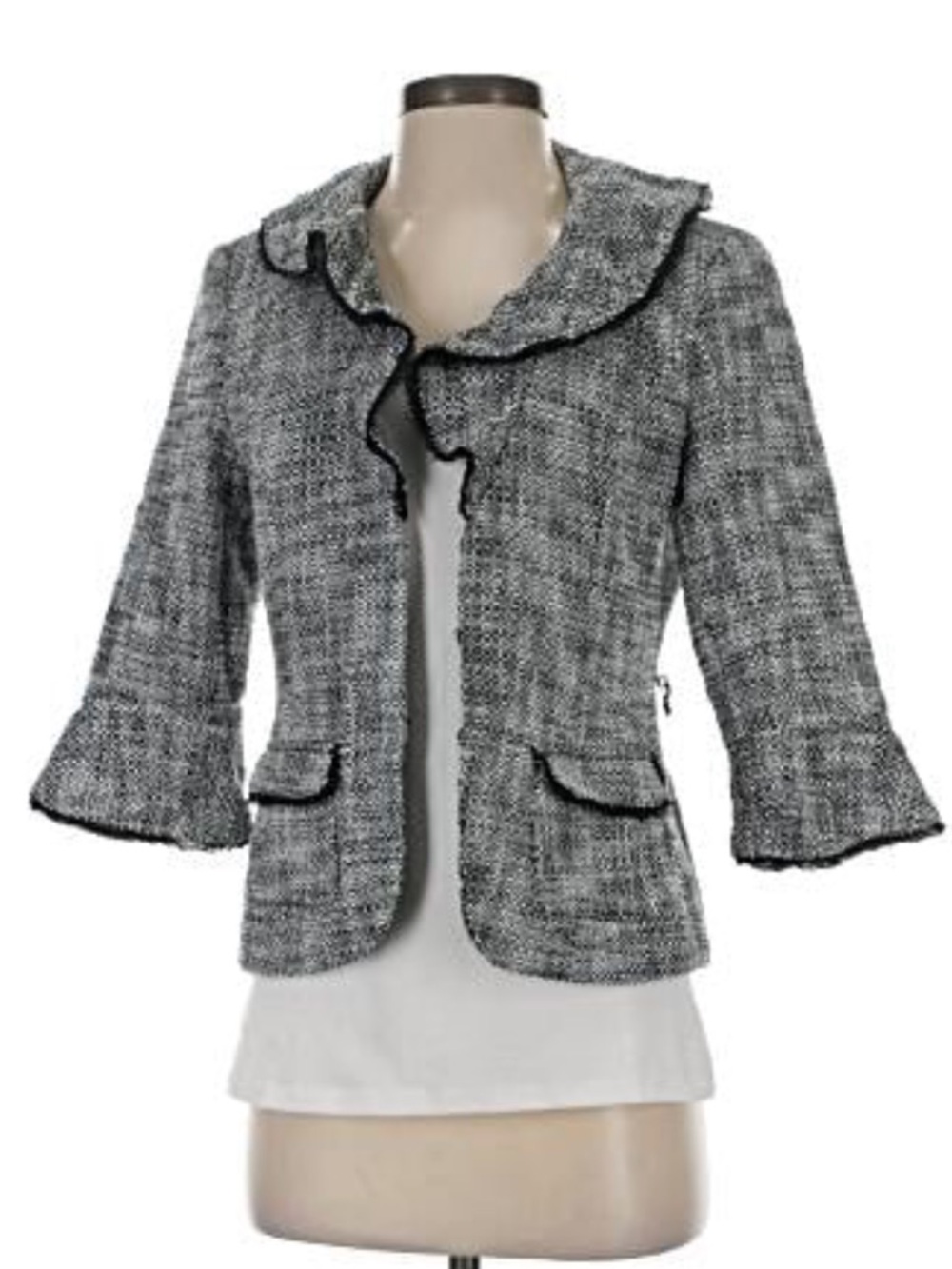 White House Black Market-Tweed Blazer/Jacket, size 2, NWOT - Picture 3 of 9